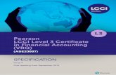 Pearson LCCI Level 3 Certiﬁ cate in Financial Accounting (VRQ)