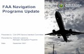 FAA Navigation Programs Update