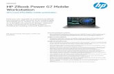Workstation HP ZBook Power G7 Mobile