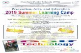 Summer Flyer and Application - Plainfield Public School ...