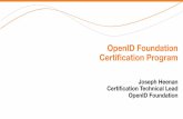OpenID Foundation Certiﬁcation Program
