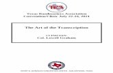 The Art of the Transcription - apps.texasbandmasters.org