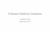 Firebase Realtime Database - Duke University