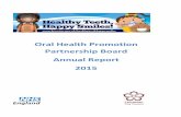 Oral Health Promotion Partnership Board Annual Report 2015