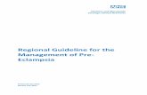 Regional Guideline for the Management of Pre- Eclampsia