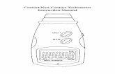 Contact/Non-Contact Tachometer Instruction Manual
