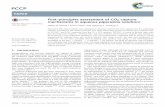 First-principles assessment of CO2 capture mechanisms in ...