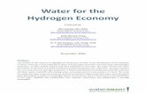 Water for the Hydrogen Economy