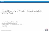 Using Scrums and Sprints Adopting Agile for Internal Audit