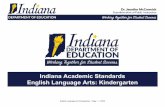 Indiana Academic Standards English Language Arts: …