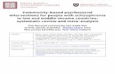 Community-based psychosocial interventions for people with ...
