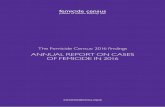 ANNUAL REPORT ON CASES OF FEMICIDE IN 2016