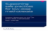 Supporting safe practices for low-dose methotrexate