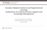 Complex Adaptive Systems and Organizational Learning ...