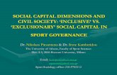 SOCIAL CAPITAL DIMENSIONS AND