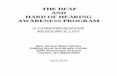 THE DEAF AND HARD OF HEARING AWARENESS PROGRAM
