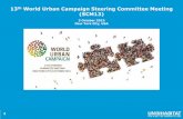 13th World Urban Campaign Steering Committee Meeting (SCM13)