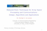 Reduced-Rank Techniques for Array Signal Processing and ...