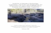 Analysis of Meadow Hydrology, Vegetation, and Soils and ...
