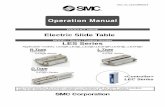 Electric Slide Table LES Series - SMC