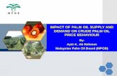 IMPACT OF PALM OIL SUPPLY AND DEMAND ON CRUDE PALM OIL ...