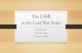 The USSR in the Cold War Years - Amazon S3
