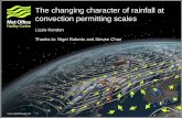 The changing character of rainfall at convection ...