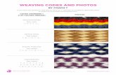 WEAVING CODES AND PHOTOS