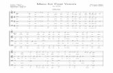 Tallis - Mass for Four Voices (ATTB) - ChoralWiki