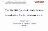 The TIMODAZ project – Main Issues introduction for the ...