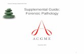 Supplemental Guide: Forensic Pathology