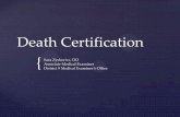 Death Certification - FOMA