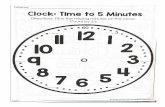 Clock: Time to 5 Minutes