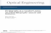 Ptychography as a wavefront sensor for high-numerical ...
