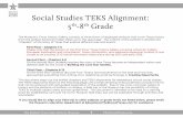 Social Studies TEKS Alignment: 5th-8 Grade