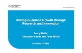 Driving Business Growth through Research and Innovation