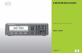 Geräte-Handbuch ND 280 - HEIDENHAIN