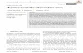Morphological evaluation of liposomal iron carriers