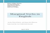 Marginal Verbs in English