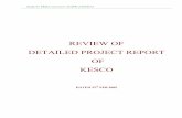 REVIEW OF DETAILED PROJECT REPORT OF KESCO