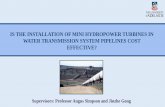 IS THE INSTALLATION OF MINI HYDROPOWER TURBINES IN …