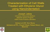 Characterization of Cell Walls Treated with Ethylene ...