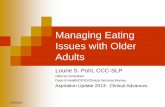 Managing Eating Issues with Older Adults