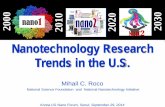 Nanotechnology Research Trends in the U.S.