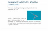 Innovative Foods Part 1: Who Has Jurisdiction?