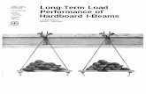 Long-Term Load Performance of Hardboard I-Beams