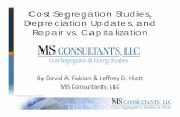 Cost Segregation Studies, Depreciation Updates, and Repair ...