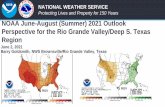 NOAA June-August (Summer) 2021 Outlook Perspective for …