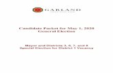 Candidate Packet for May 1, 2020 General Election