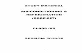 STUDY MATERIAL AIR-CONDITIONING & REFRIGERATION …